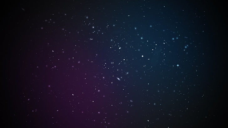 illustrazione della galassia viola e nera, spazio, stelle, galassia, arte spaziale, arte digitale, Sfondo HD