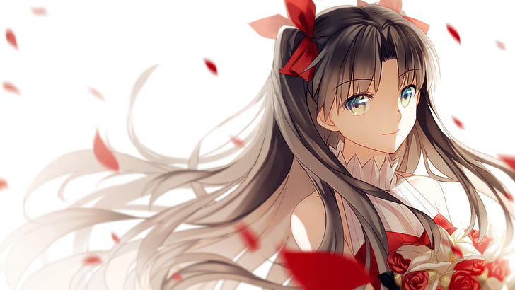 mangá, Tohsaka Rin, Fate / Stay Night: Unlimited Blade Works, HD papel de parede