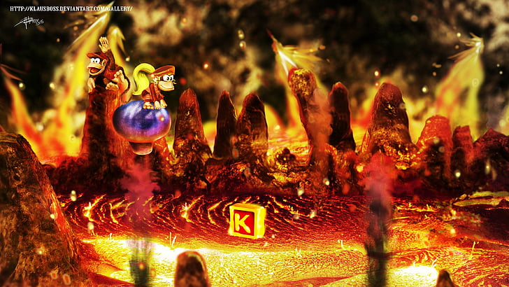Esel Kong, Esel Kong Land 2: Diddy's Kong Quest, HD-Hintergrundbild