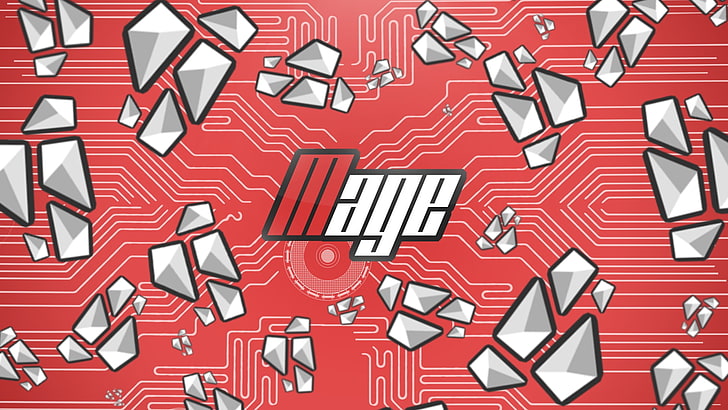Mage text overlay, Black Mage, White Mage, Anti-Mage, diamonds, white, red, dark fantasy, Red Mage, HD wallpaper