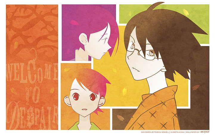 Anime, Anime Girls, Collage, Sayonara Zetsubou Sensei, HD-Hintergrundbild