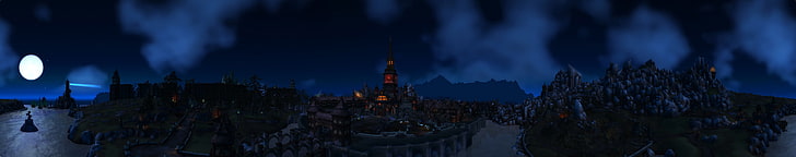 приложение за черна кула, Gilneas, World of Warcraft, панорами, HD тапет