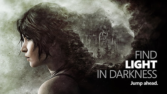 Znajdź tapetę Light In Darkness, Xbox One, Xbox, Microsoft, Rise of the Tomb Raider, Tomb Raider, gry wideo, grafiki, Lara Croft, Tapety HD HD wallpaper
