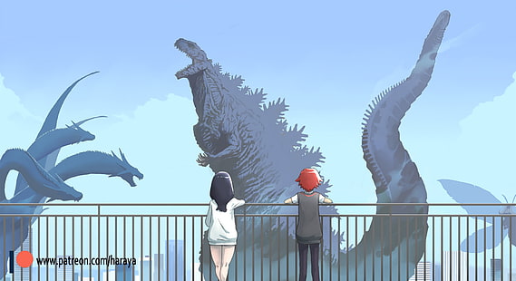 Anime, SSSS.Gridman, Rikka Takarada, Yuta Hibiki, HD-Hintergrundbild HD wallpaper