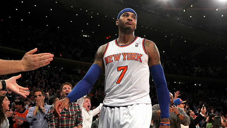 Basketball, New York Knicks, Carmelo Anthony, Man, NBA, HD wallpaper