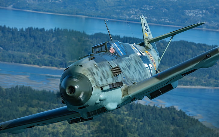 Bf 109, Messerschmitt, Me-109, Angkatan Udara, Perang Dunia Kedua, Luftwaffe, Messerschmitt Bf.109E, Wallpaper HD