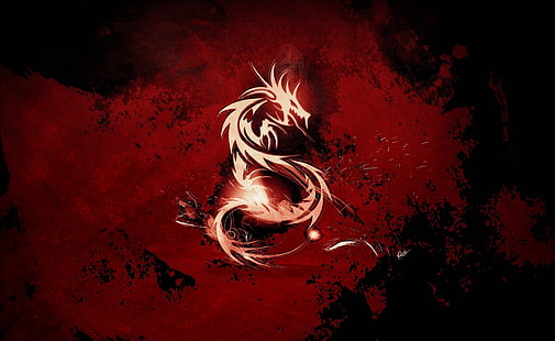 Mortal Kombat Logo, Drache digitale Tapete, Spiele, Mortal Kombat, Logo, Mortal, Kombat, HD-Hintergrundbild HD wallpaper