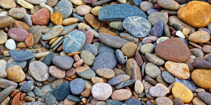 colorful, stones, pebble, HD wallpaper