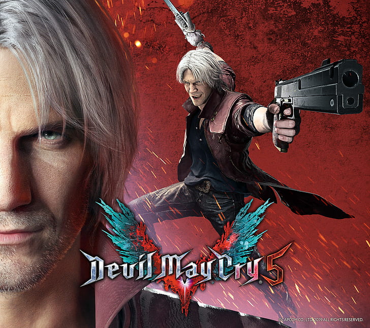Devil May Cry 5, Devil May Cry, Данте (Devil May Cry), HD обои