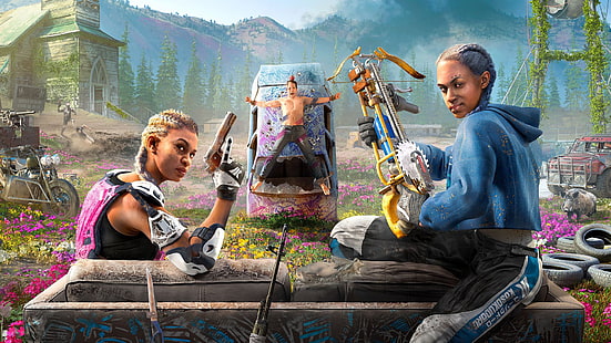 Far Cry, Ubisoft, Ubisoft Montreal, New Dawn, Far Cry: New Dawn, Sfondo HD HD wallpaper
