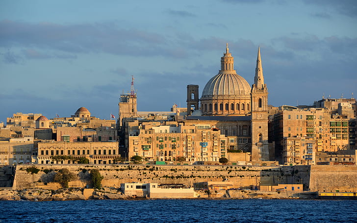 Bâtiments Malte HD, bâtiments, paysage urbain, Malte, Fond d'écran HD