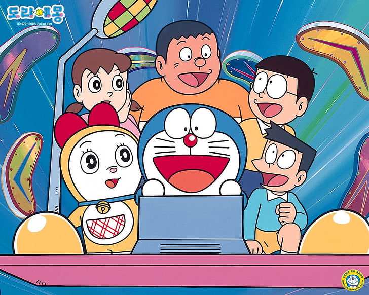 Doraemon illüstrasyon, Anime, Doraemon, HD masaüstü duvar kağıdı