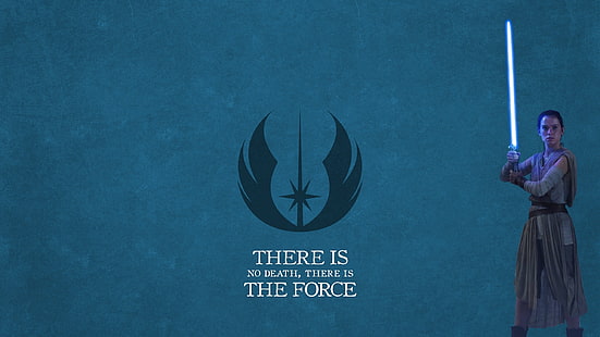 Star Wars poster, Star Wars, lightsaber, Rey (from Star Wars), Star Wars: The Force Awakens, Jedi, HD wallpaper HD wallpaper