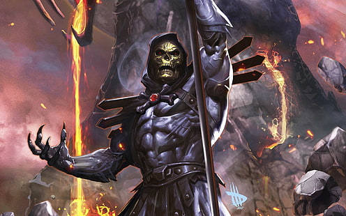 Fantasy-Kunst, He-Man, Skeletor, He-Man und die Meister des Universums, HD-Hintergrundbild HD wallpaper