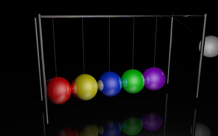 isaac newton física ciência colorido vidro, HD papel de parede