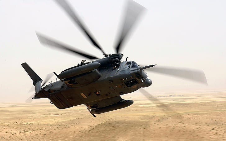 Helikopter wojskowy, helikopter czarny, helikopter wojskowy, helikopter, Tapety HD