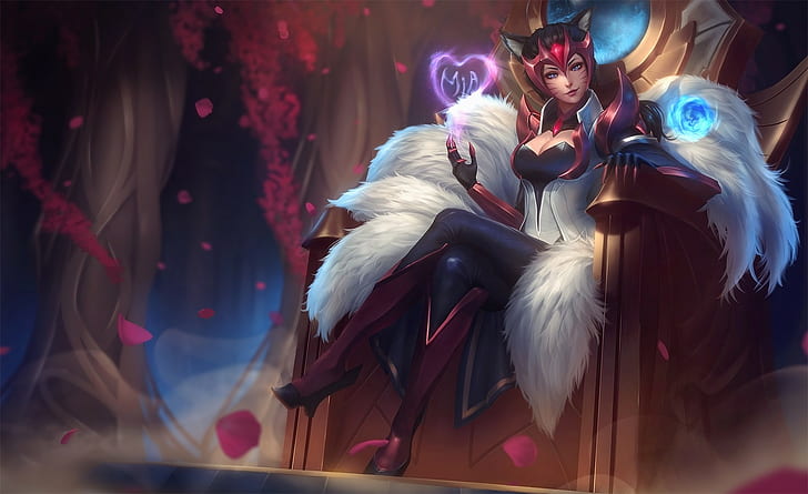 Ahri, League of Legends, Tapety HD