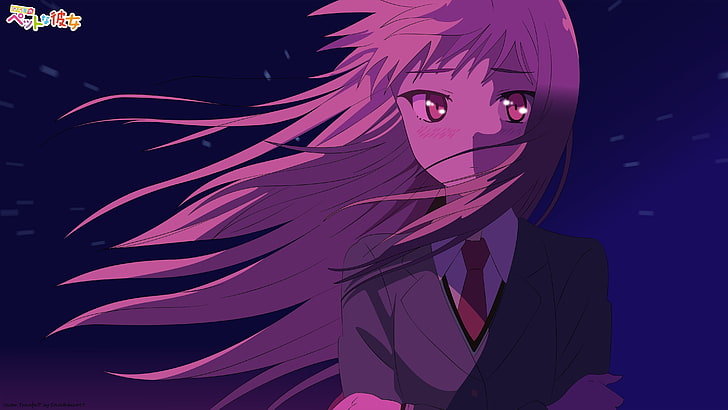 personaggio anime femminile dai capelli rosa, anime girls, Sakurasou no Pet na Kanojo, Shiina Mashiro, anime, Sfondo HD