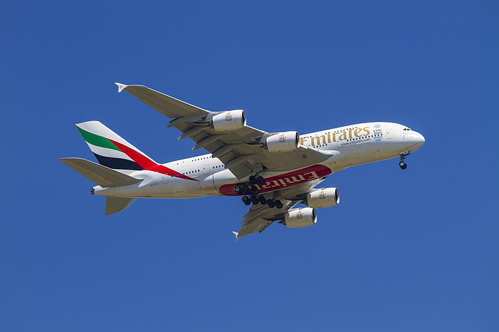 طائرات ، إيرباص A380 ، إيرباص ، طائرات ، طائرة ، طائرة ركاب، خلفية HD