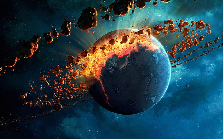 Feuer, Energie, Planet, Zerstörung, HD-Hintergrundbild