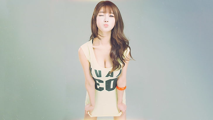 Asian, Choi Seul GI, korean, wink, women, HD wallpaper