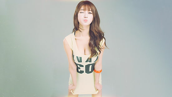 Азиатски, Choi Seul GI, корейски, намигване, жени, HD тапет HD wallpaper