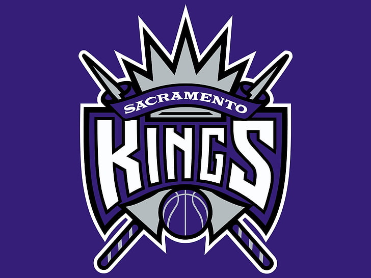 شعار سكرامنتو كينغز ، شعار فريق سكرامنتو كينغز ، الرياضة ، كرة السلة، خلفية HD