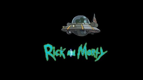 Logotipo de Rick and Morty, Rick and Morty, Fondo de pantalla HD HD wallpaper