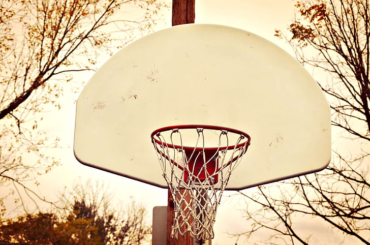 баскетбол, баскетбольная корзина, баскетбольное кольцо, HD обои