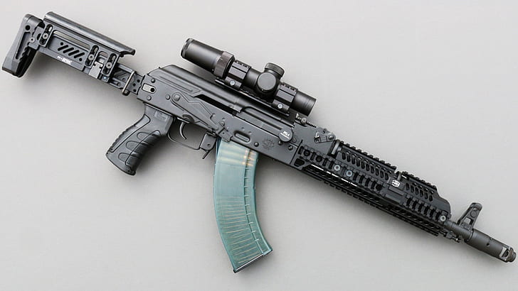 weapons, tuning, machine, weapon, custom, Kalashnikov, AKM, Russian, assault Rifle, HD wallpaper