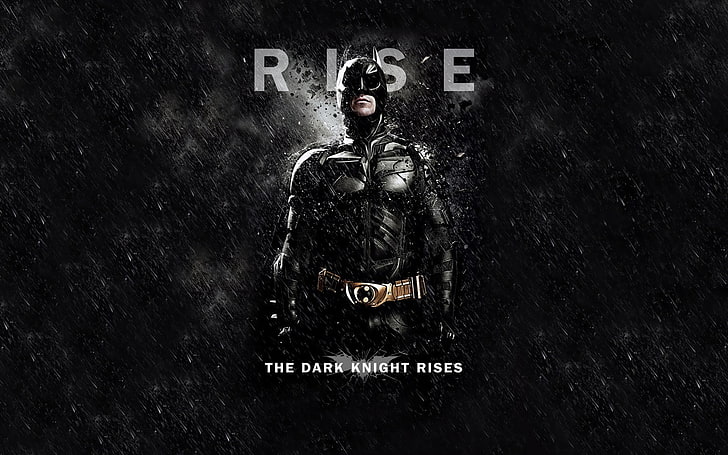 Batman The Dark Knight Rises, Batman, Черен фон, The Dark Knight Rises, Christian Bale, The Dark Knight: The Legend, HD тапет