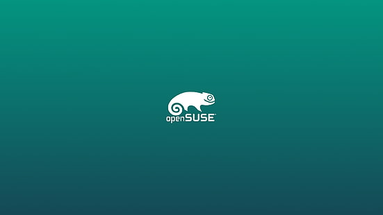 Open Suseロゴ、openSUSE、Linux、openSUSE Leap、gecko、 HDデスクトップの壁紙 HD wallpaper