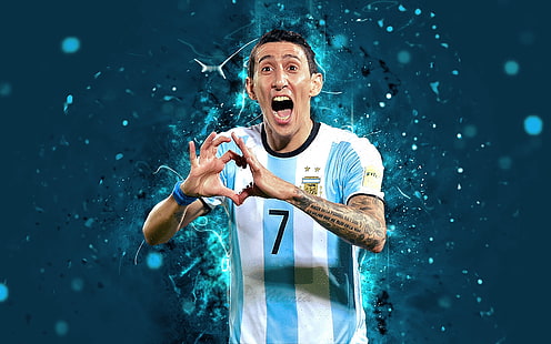 Sepak Bola, Ángel Di María, Tim Sepak Bola Nasional Argentina, Wallpaper HD HD wallpaper