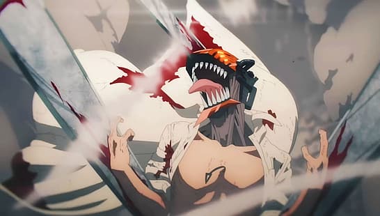 TatsukiFujimoto, Chainsaw Man, Denji (Chainsaw Man), anime, 4K, MAPPA, Sfondo HD HD wallpaper