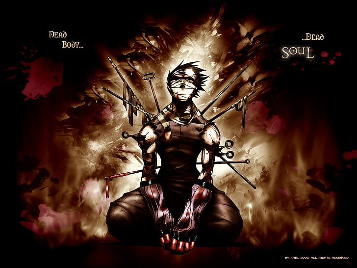 Naruto ninja swordsman illustration, Anime, Naruto, Zabuza Momochi, HD wallpaper