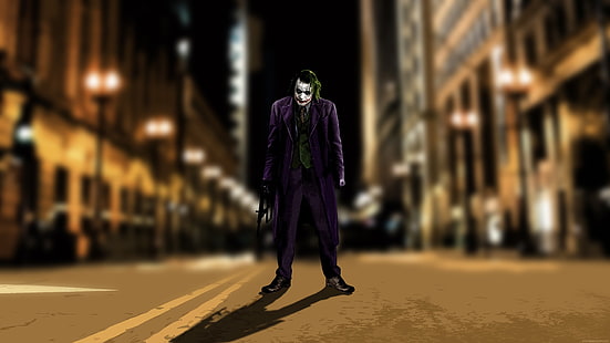 Der Joker, Joker, MessenjahMatt, The Dark Knight, Filme, Batman, HD-Hintergrundbild HD wallpaper