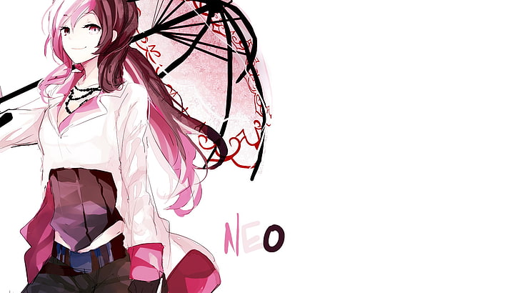 pink-haired female anime character, RWBY, Neopolitan, HD wallpaper