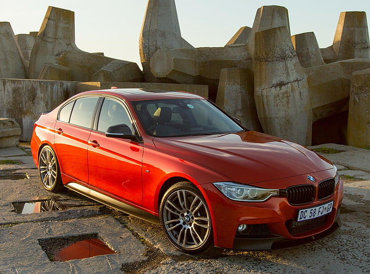 BMW, BMW 335I F30, Rot, HD-Hintergrundbild