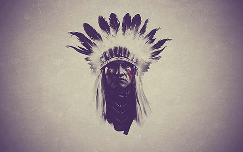 american, western, Indian, native, Feathers, HD wallpaper HD wallpaper