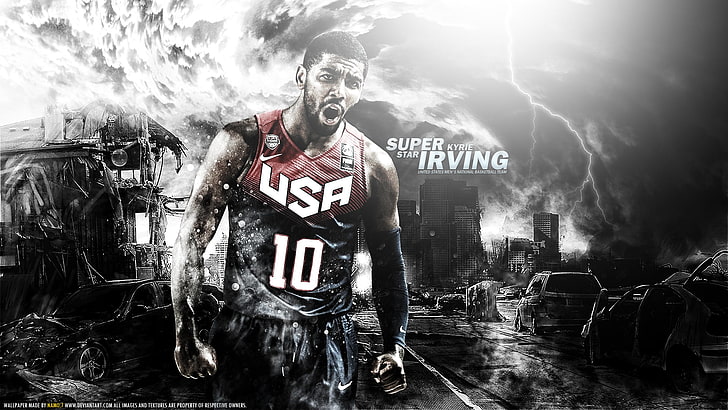 Kyrie Irving, koszykówka, USA, NBA, Kyrie Irving, Tapety HD