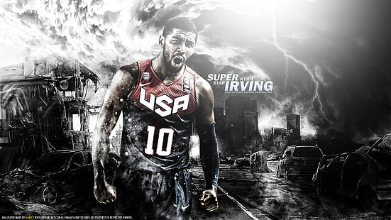 Kyrie Irving, basket, usa, nba, Kyrie Irving, Sfondo HD HD wallpaper
