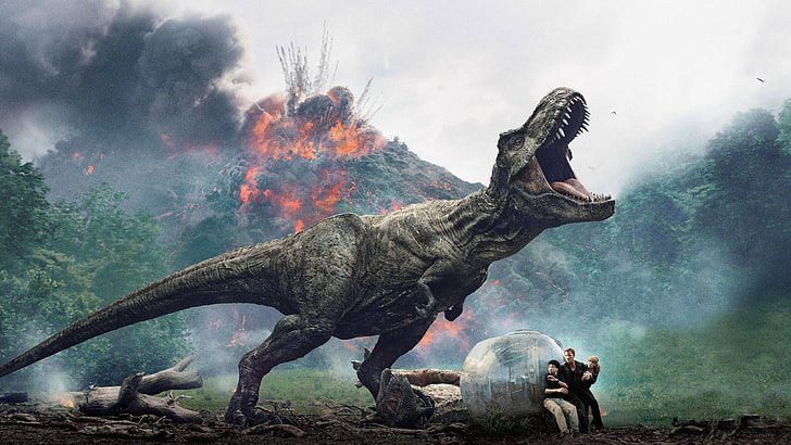 Jurassic World Fallen Kingdom 5K, 타락한, 세계, 쥬라기, 왕국, HD 배경 화면