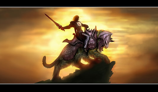 Nebezial, He-Man, Battlecat, He-Man und die Meister des Universums, HD-Hintergrundbild HD wallpaper