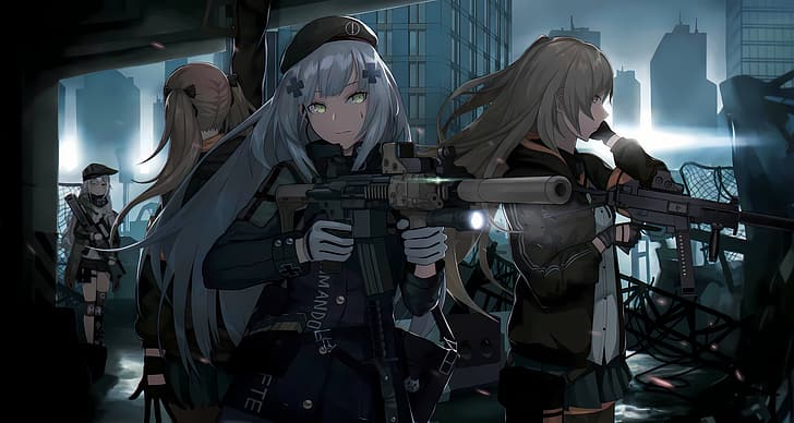 خط المواجهة للفتيات، HK416 (خط المواجهة للفتيات)، خلفية HD