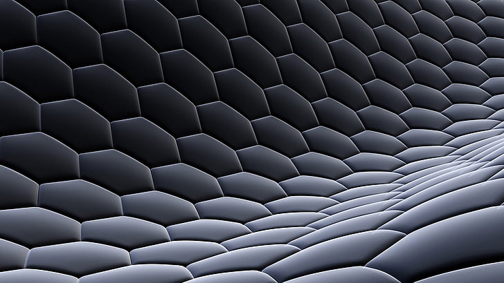 Abstract, design, pattern, graphic, texture, black, digital, 3d,  technology, HD wallpaper | Wallpaperbetter