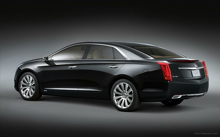 2010 Cadillac XTS Platinum Concept 2, черный cadillac sts, 2010, концепт, кадиллак, платина, автомобили, HD обои