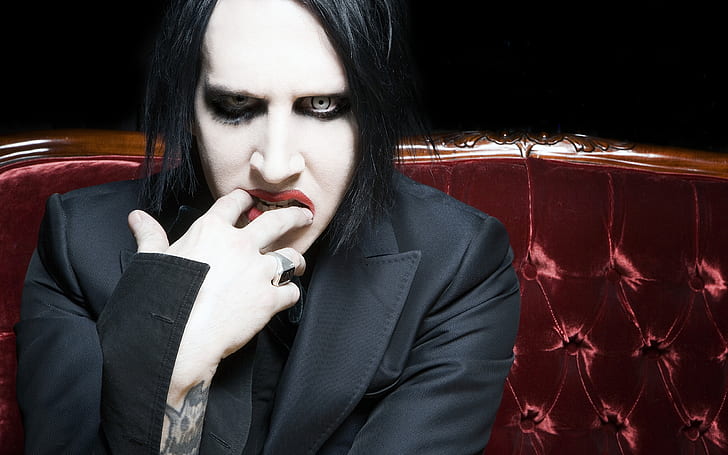 Marilyn Manson, alternative rock, industrial metal, HD wallpaper