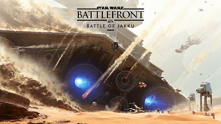 Star wars, Battlefront, Battle of jakku, HD wallpaper