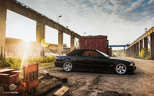 BMW E36, Cabrio, russisch, HD-Hintergrundbild HD wallpaper