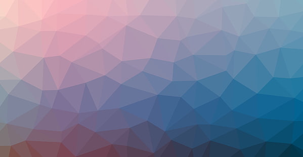 triangle, abstract, gradient, soft gradient , Linux, blue, violet, red, orange, HD wallpaper HD wallpaper